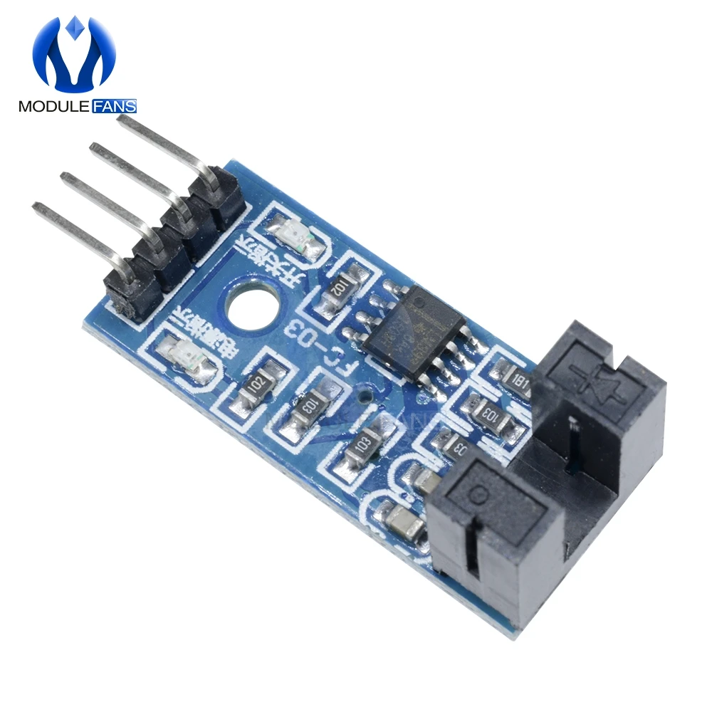 Модуль датчика скорости LM393 для Arduino оптопара с разъемом типа IR 2 шт. модуль