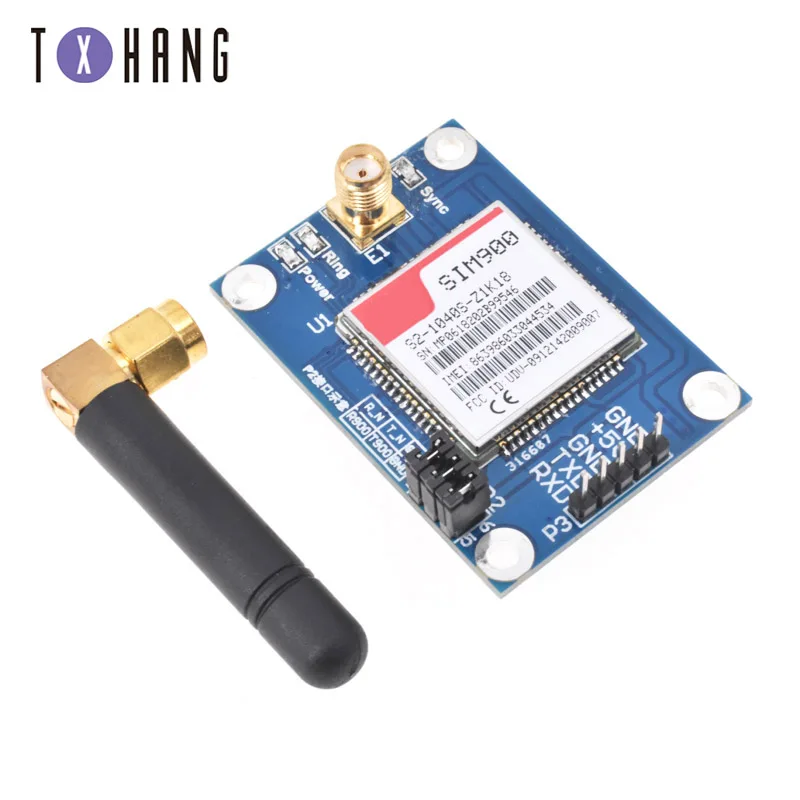 SIM800 MINI V4.0 Wireless Modul GSM GPRS STM32 Board Kit Antenna V4.0