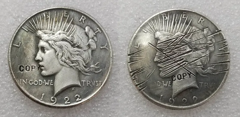 

Scratch Batman Dark Knight Harvey's Two Face Coin(1922) COPY