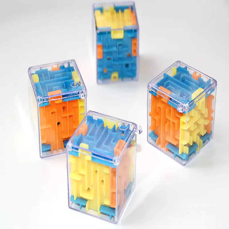 3D Мини скоростной куб лабиринт магический куб головоломка игра кубики Magicos Обучающие игрушки Лабиринт катящийся мяч игрушки для детей и взрослых