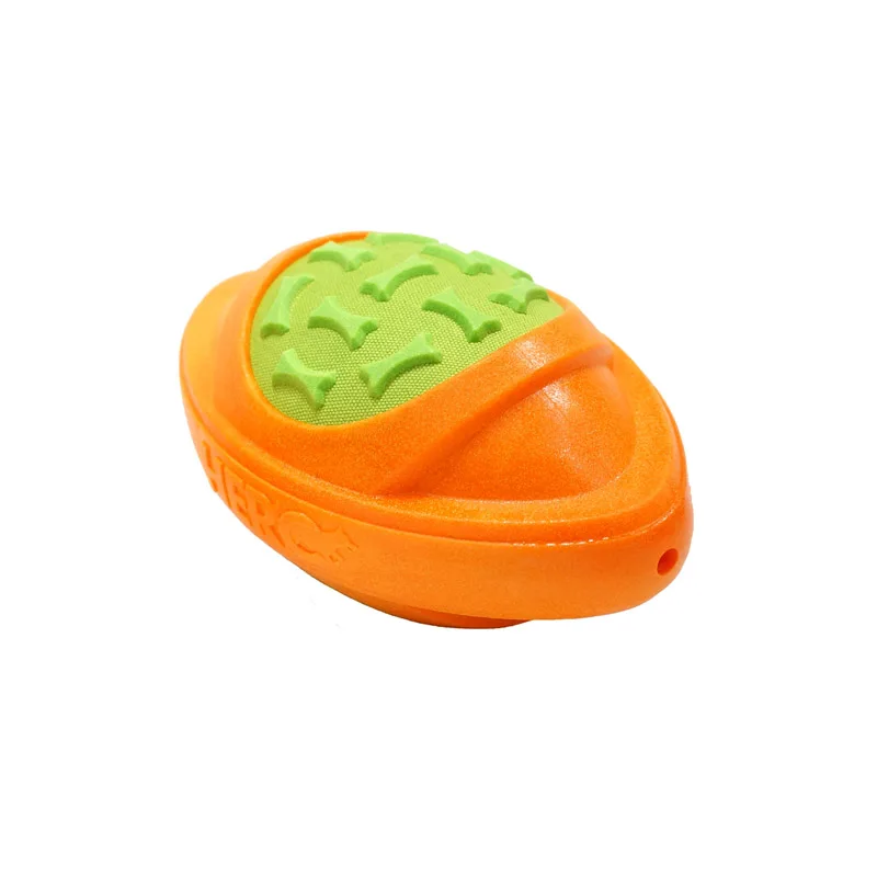 CAITEC игрушки для собак футбол для собак плавучий скрипучий жесткий и крепкий подходит для наружного бросания подходит для средних и больших собак - Цвет: S - Orange ball