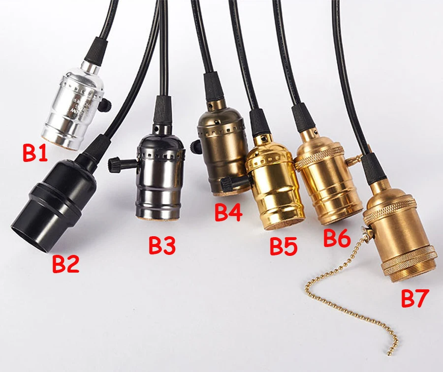 

E27 Vintage LED Light Lamp Bases Edison Bulb socket Adapter Converter Lampholders