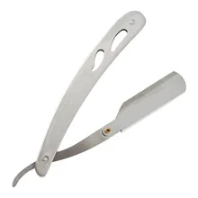 Бритвы из нержавеющей стали винтажные ustura для прямой бритвы Складная ручка для бритья борода Парикмахерская для формирования navaja de afeitar navalha