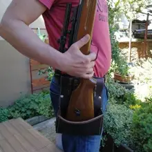 Охотничьи Тактические картриджи сумка игра скорость погрузчик патроны снаряды чехол прочный кожаный w/большой карман для стрельбы