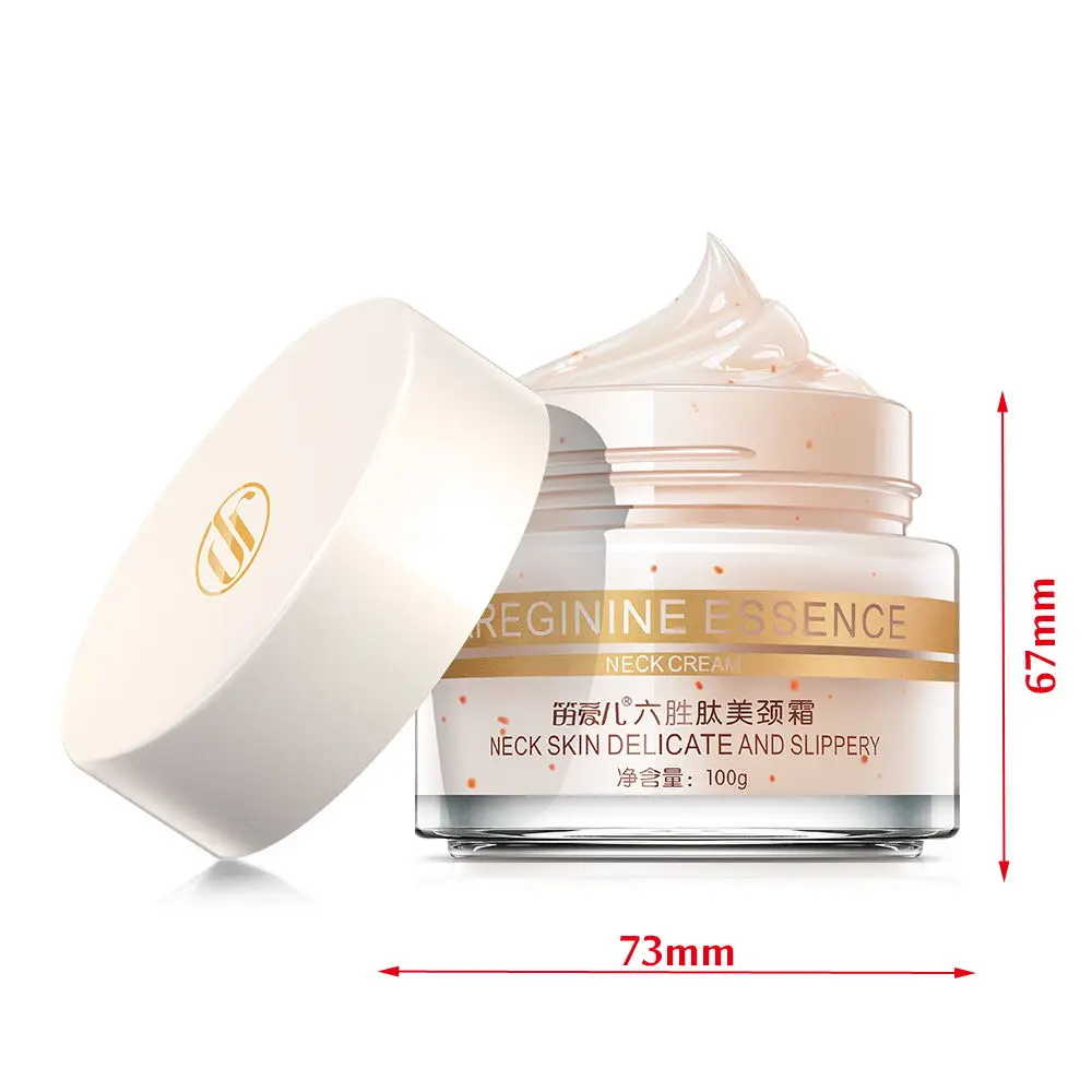 100g Six Peptides Neck Cream Anti Wrinkle Remove Neck Mask Whitening Firming for Neck Masks Skin Care Delicate and Slippery