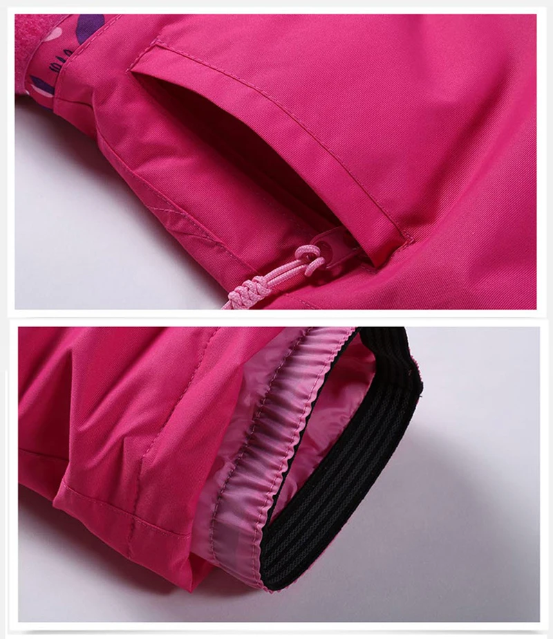 Ski Suit Jacket Kids Boys Girl Children Hooded Softshell Jackets  Thermal Warmth Hiking Winter Skiing Snowboard Bomber Costume (7)