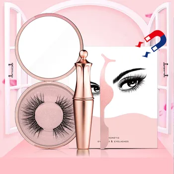 

Brand New Magnetic eyeliner kit for dropshipping waterproof long lasting natural eyelashes custom packaging for dropshipping