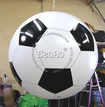 AO052 Helium inflatable PVC football balloons Advertising balloon PVC Logo customized diameter 2 meters good quality wholesale