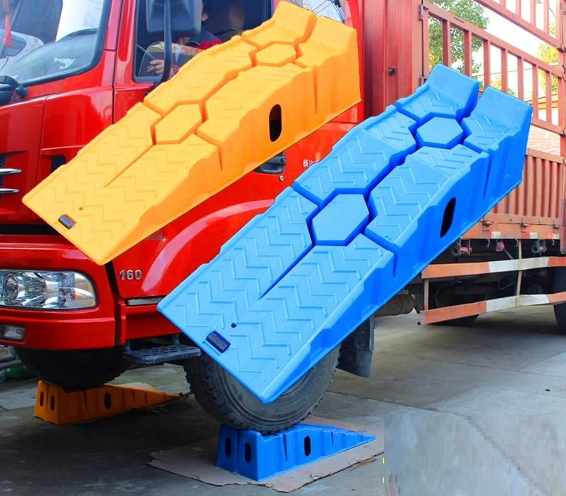 

2pcs 1pair Car support ramp, change oil maintenance ramp, tire repairing tool