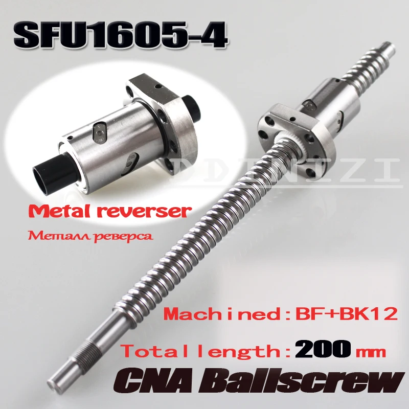 BallScrew 16mm SFU1605 4 1605 Ball Screw Rolled ballscrew 1pc SFU1605