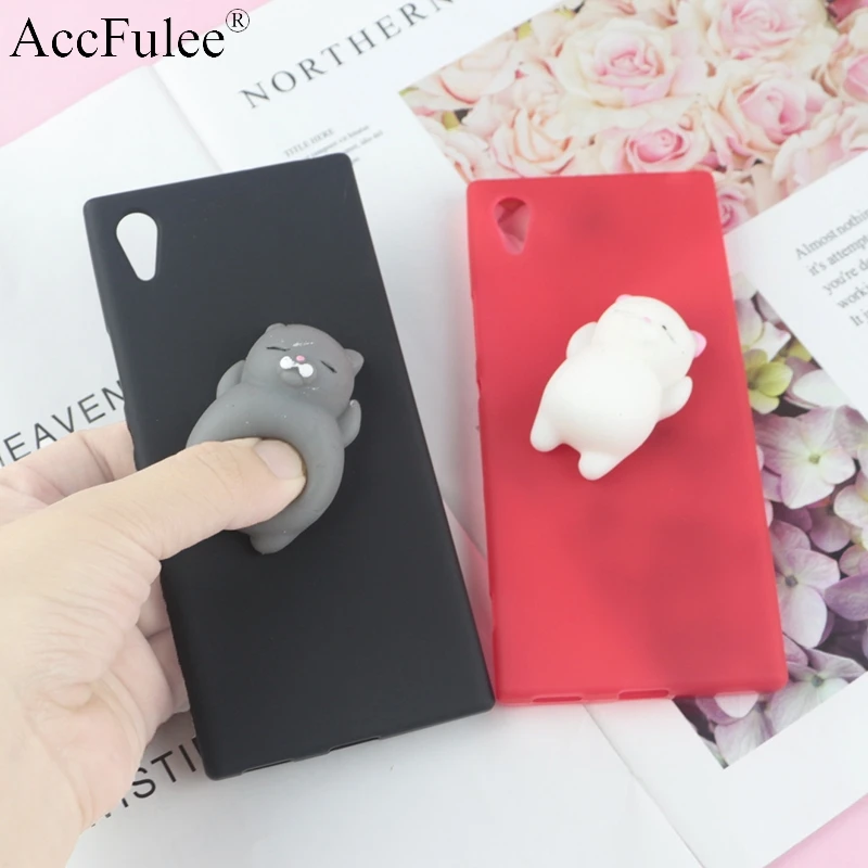 

Cute Toys Squishy Case For Sony XA1 Ultra Funny Cat Cases For Sony Xperia XA1 Ultra G3221 G3223 Phone Bags Cover