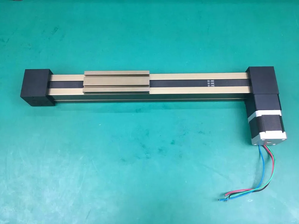 

MF 3M40 Timing Belt Effective Stroke Length 400-600mm Linear Slide Sliding Rail Systems +57 Nema 23 Stepper Motor CNC