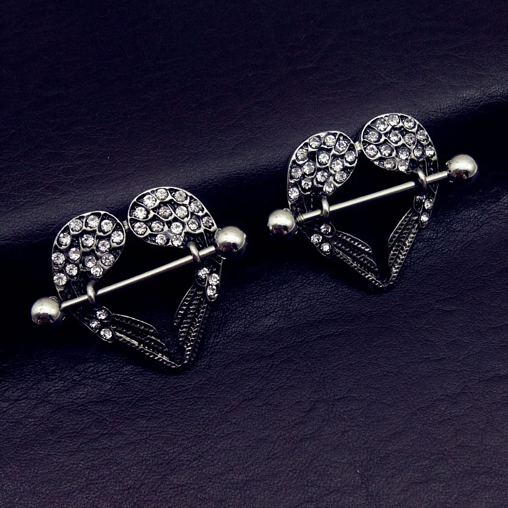 Ниппельные кольца ювелирные изделия из нержавеющей стали 2 шт.|nipple rings jewelry|body piercing