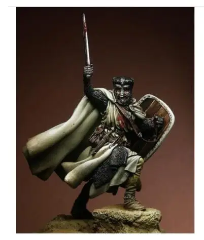 Nuovo Cavaliere Soldato Non Assemblato 1/24 75Mm In Terra Santa 75Mm Figura In Resina Kit Modello Non Verniciato
