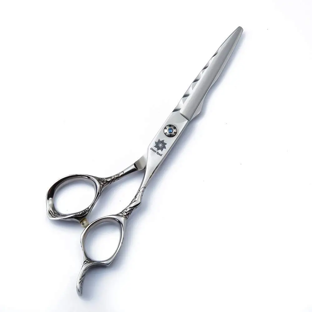 

6.0 inch Silver Barber Hair Cutting Scissors/Shears - Perfect for Professional Hairstylist, Hairdresse