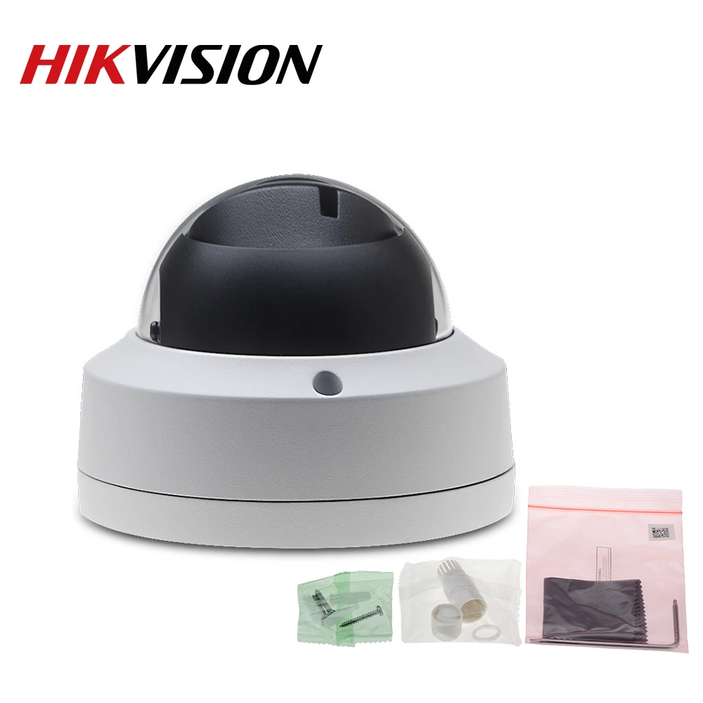 Hikvision оригинальная ip-камера DS-2CD2185FWD-I 8MP Сетевая купольная POE ip-камера H.265 CCTV камера sd-карта слот IK10 IP67