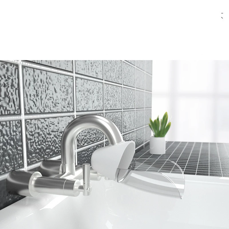 Happy Fun Animals Faucet Extender Baby Tubs Kids Hand Washing Bathroom Sink Fashion And Convenient