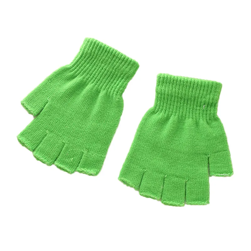 KLV Зимние перчатки для взрослых, сохраняющие тепло, волшебные перчатки с рукавицами, вязаные перчатки - Цвет: B