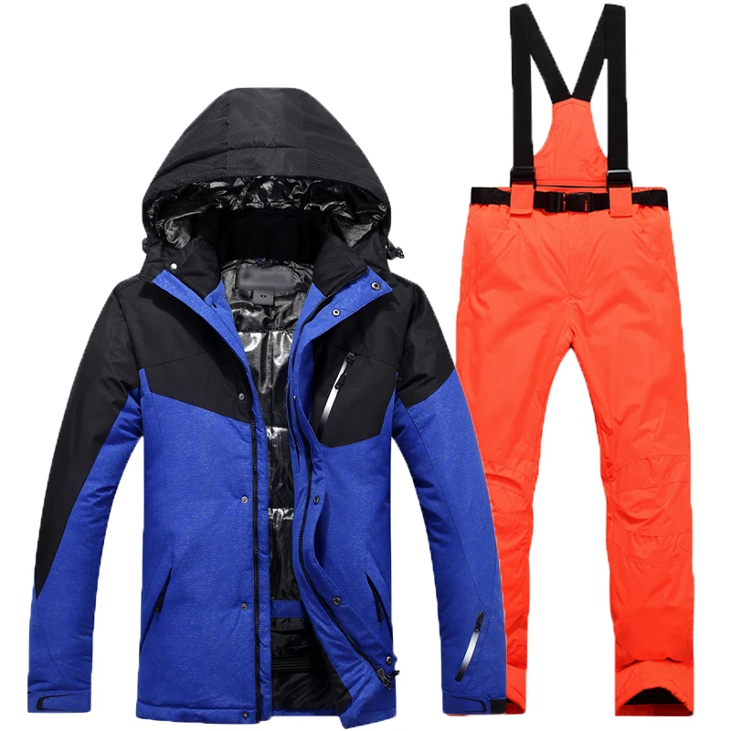 

Ski Jacket + Ski Pant for Men Outdoor Breathable Clothing ski jacket +pant 2018 High Quality Waterproof Windproof Ski Suit