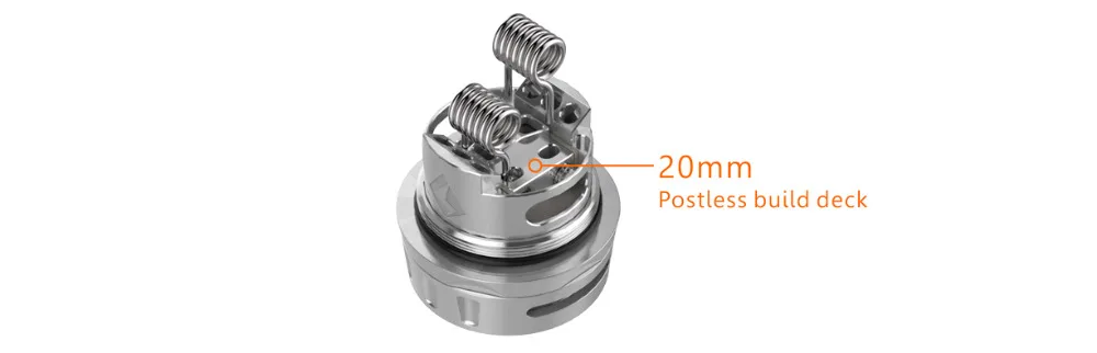 Original Geekvape Ammit dual coil version 3ml 6ml Ammit RTA Atomizer Supports both dual & single coil for E Cigarettes Box Mod 012