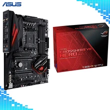 ASUS ROG Crosshair VII Hero (Wi-Fi) AMD Ryzen AM4 DDR4 M.2 USB 3.1 Gen2 ATX X470 Motherboard