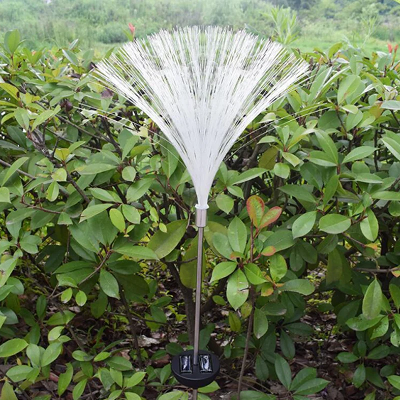 LED Solar Light Outdoor Waterproof Garden Solar LampBulb Solar Light Optical Fiber Novelty Color Lawn Yard Lamp Path Way Lights (11)