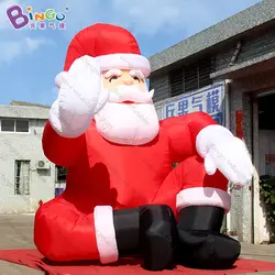 2018 Рождественский надувной сидящий Санта-Клаус, открытый сидящий Санта 16,4 футов надувная игрушка