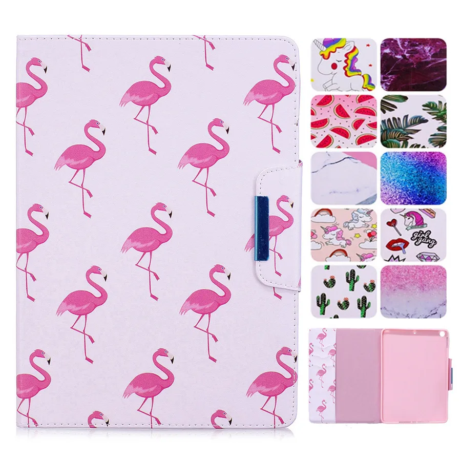 

for Apple iPad 2 3 4 9.7 inch Tablet Case Cover Wallet Fold Stand Leather Flip Magnet Shockproof Capa Funda Coque Unicorn
