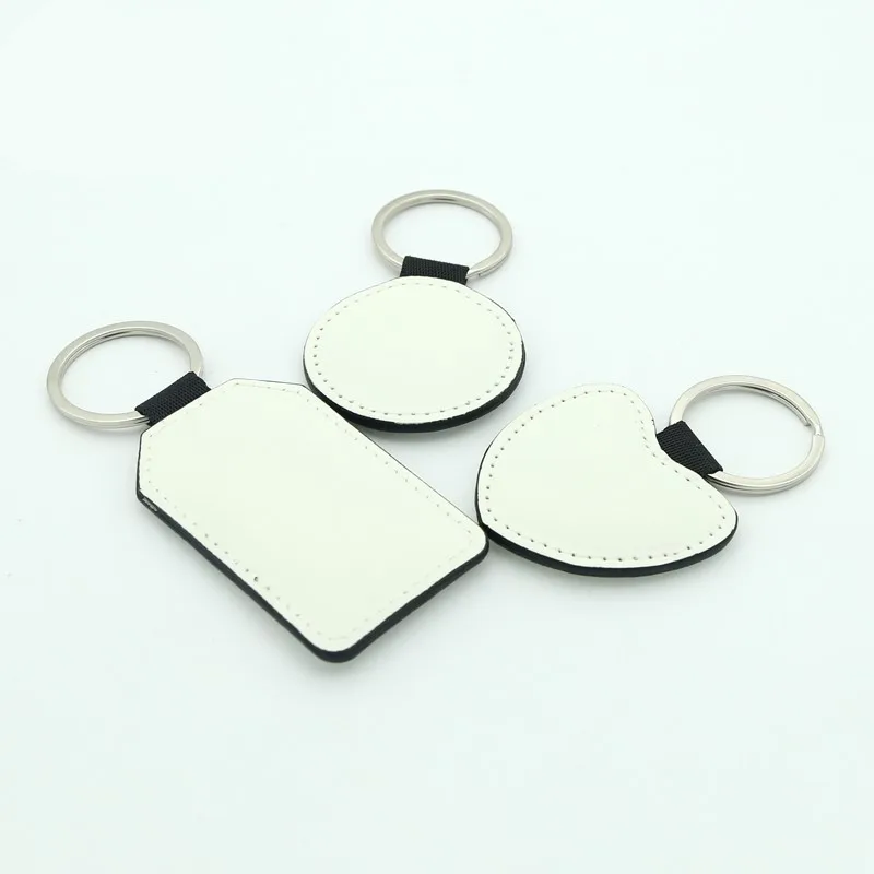

Free Shipping 10pcs Blank Sublimation Leather Pendant Tags DIY Printing Sublimation Ink Transfer paper Both sides Can Print