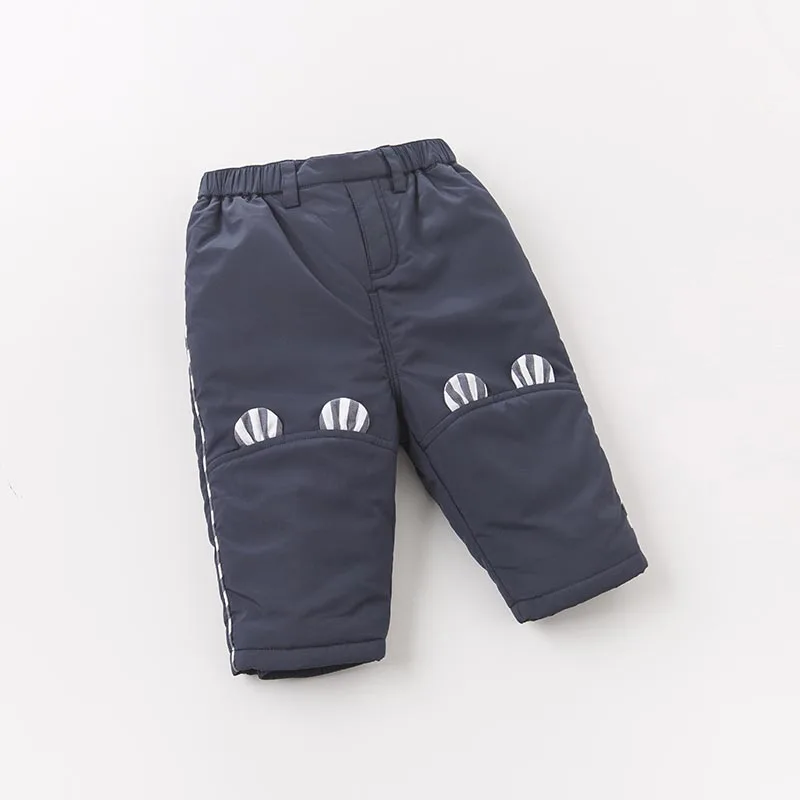 DB6203 dave bella зима унисекс для маленьких мальчиков и девочек длинные Детская мода брюки детские брюки с подкладкой