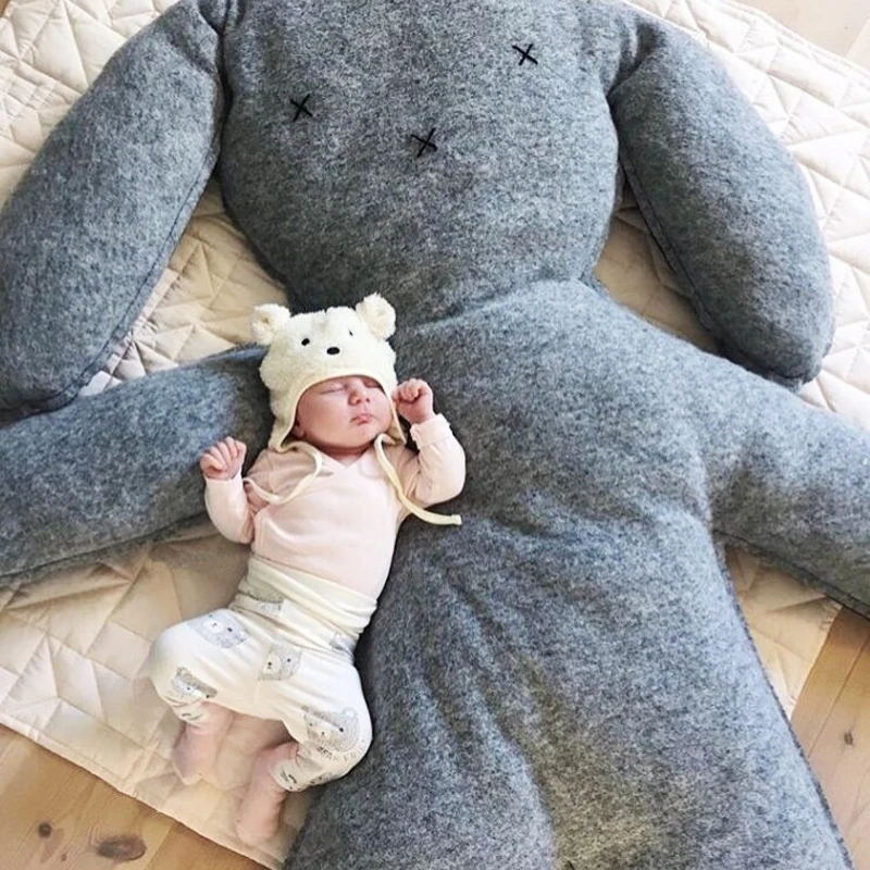 Kids Play Mats Cotton Soft Super Thick Cute Rabbit Toys Rug Newborns Crawling Blanket Floor Pad Warm Carpet For Baby Room Decora (6)