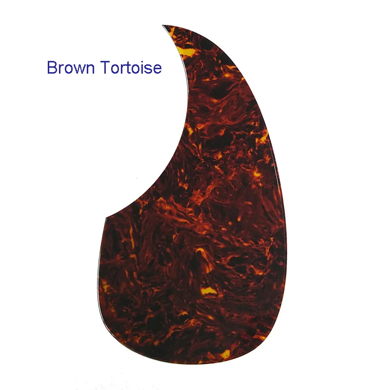 Pleroo Custom Guitar Pickgaurd Elegant Bevelled Edge Acoustic Guitar Pickguard Teardrop Shape Multicolor Choice guitar pickguard