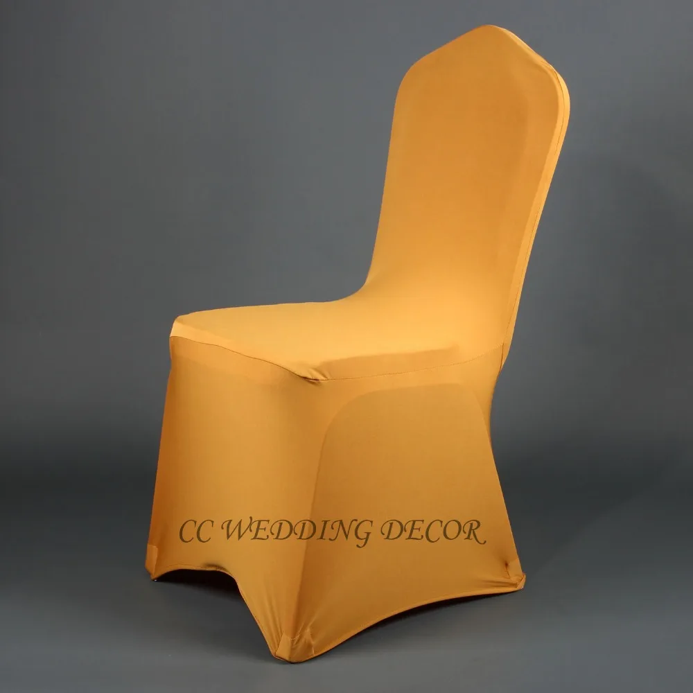 Aliexpress Buy Awillhome 100pcs Good Quality Gold Spandex inside Gold Spandex Chair Covers Aliexpress Buy Awillhome 100pcs Good Quality Gold Spandex inside Gold Spandex Chair Covers