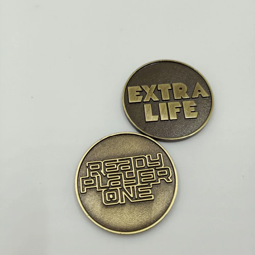 

Moive Ready Player One Extra Life Coin Cosplay Prop