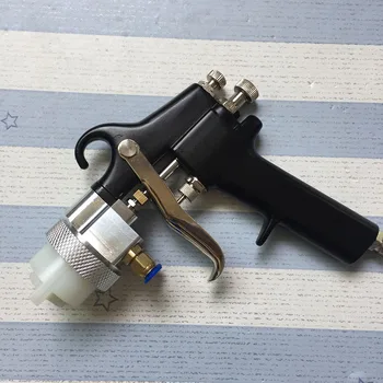 

SAT1182 air brush spray gun dual action automatic spray gun pressure feed pistol trigger airbrush dual nozzle spray gun chroming