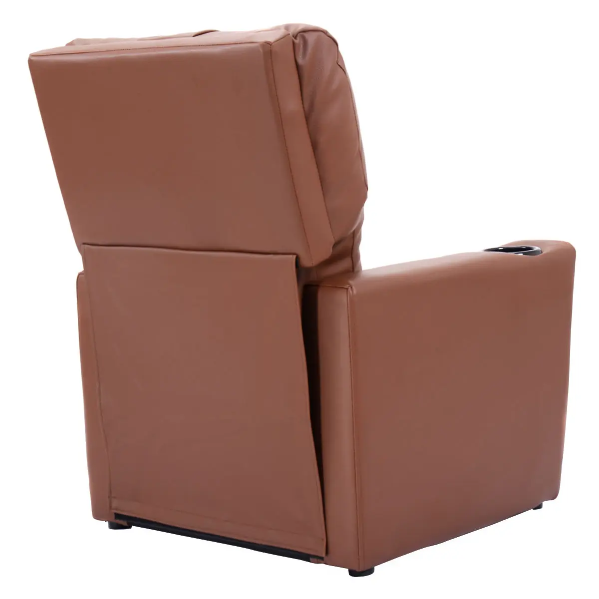 Giantex Kids Sofa Manual Recliner Pu Leather Ergonomic Lounge with Cup Holder Children Gift Modern Children Furniture HW54197BN Giantex Kids Sofa Manual Recliner Pu Leather Ergonomic Lounge with Cup Holder Children Gift Modern Children Furniture HW54197BN