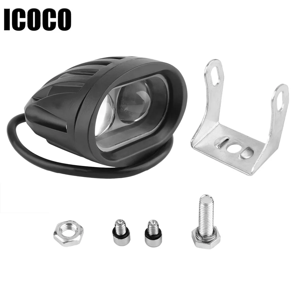 ICOCO LED Work Light Bar font b Lamp b font 4D 20W 6500K 8000lm Car stying
