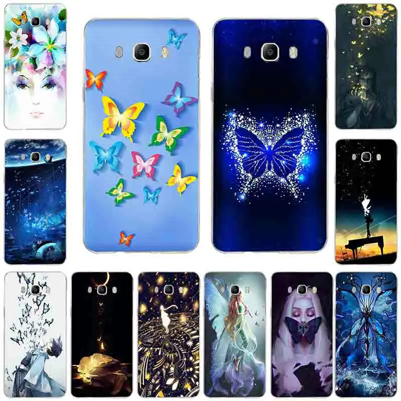 Чехол для Samsung Galaxy A3 A5 A7 J2 J3 J4 J5 J6 J7 J8 2016 2017 2018 чехол мягкий TPU силиконовый фантазия
