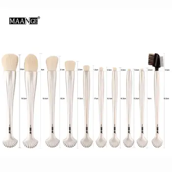 

MAANGE 15Pcs Makeup Brushes Set Pincel Maquiagem Powder Eye Kabuki Brush Complete Kit Cosmetics Beauty Tools With