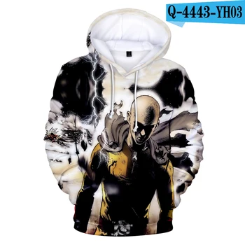 

New 3D Anime One Punch Man Season 2 Hoodies Men Women Sweatshirts Men Spring/Autumn Japanese One Punch Man 3D Hooded Pullovers