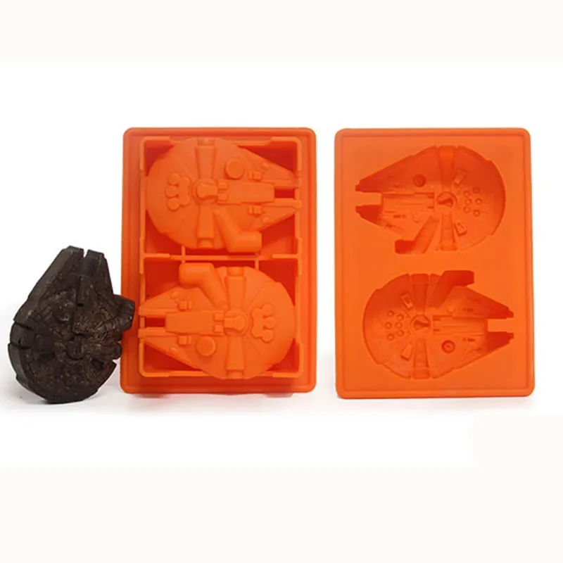 1 шт. винтажный 3D Death Star Wars Millenium Falcon силиконовый лоток для льда Форма мороженого