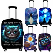 Защитный чехол для багажа Galaxy/Universe/Cat для путешествий 18-32 дюймов, чехол на колесиках, чехол для костюма, Чехлы, аксессуары для путешествий