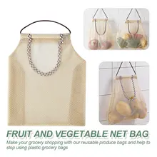 Сумка для кухни, аксессуары для многоразового использования, для производства фруктов, овощей, сумки из хлопковой сетки, сумки для хранения картофеля, лука, сумка для покупок