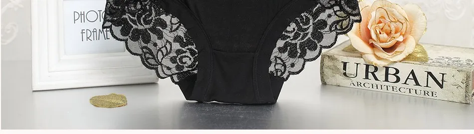 Women Underwear Briefs Sexy Women's Panties Full Transparent Pink Lace Seamless String Cotton Plus Size Women Underwear Panty 39