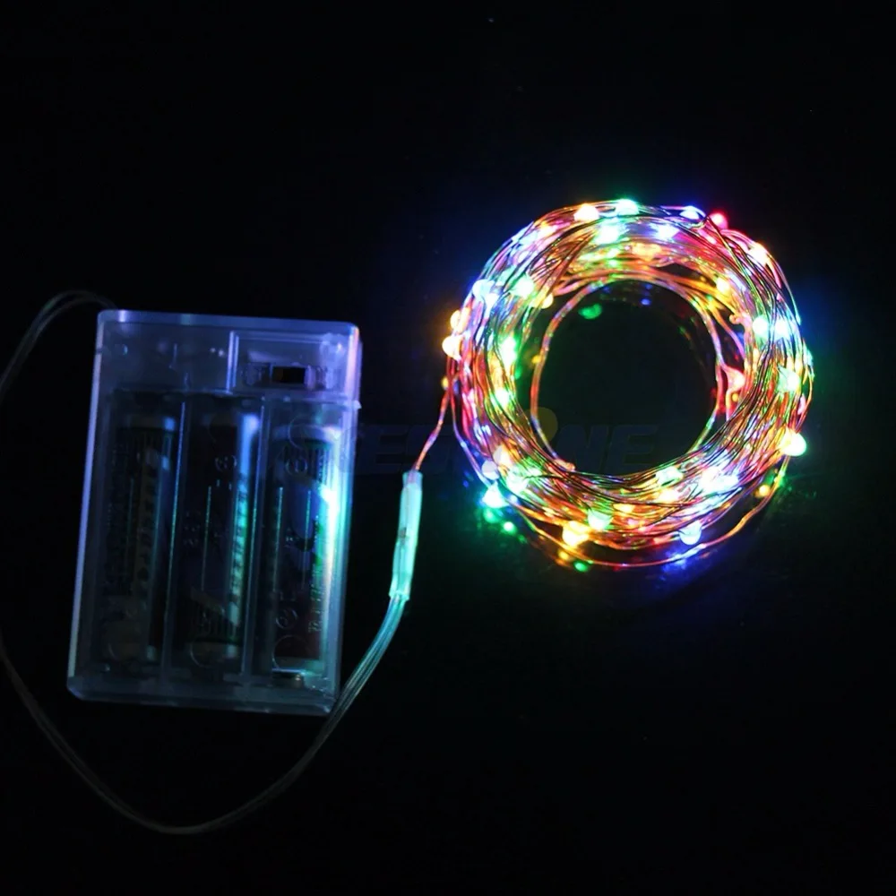 15 flashing led string