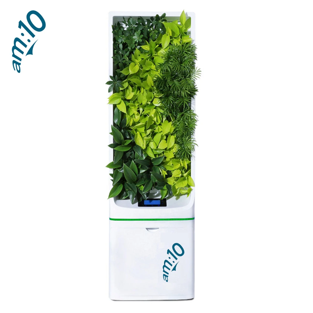 

New Environmentally Friendly Plants Air Purifier with Aroma Diffuser,PM2.5 Sensor and Ionizer Used for Home and Office