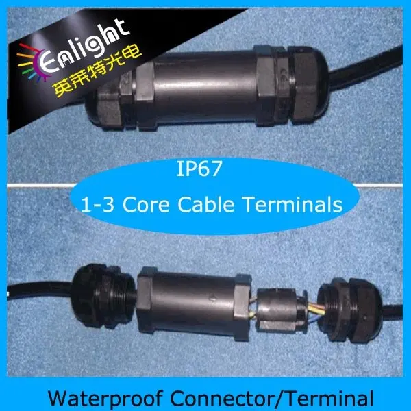 1-3 жильный светодиодный водонепроницаемый кабельный разъем/клемма