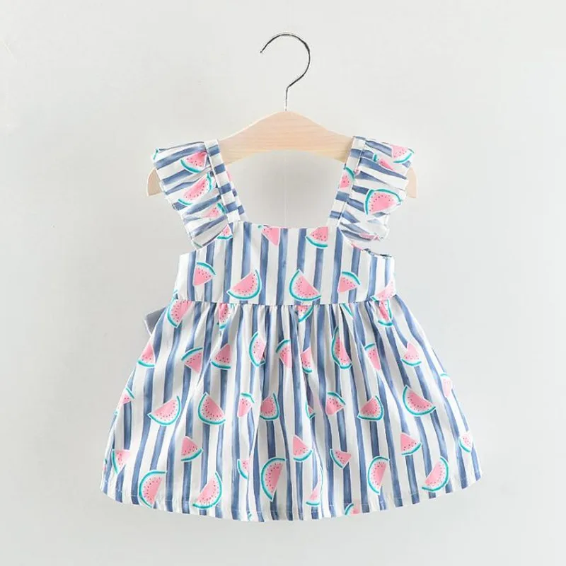 Платье для новорожденных девочек; летние хлопковые вечерние платья для маленьких девочек; платье для новорожденных