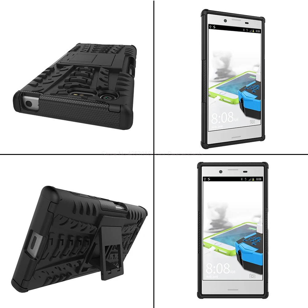 Силиконовый чехол для телефона Sony Xperia X Compact 2016 F5321 SO 02J тяжелых противоударный