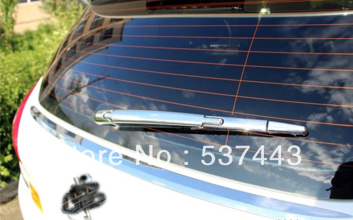 

For Peugeot 3008 2010 2011 2012 2013 2014 2015 ABS Chrome Rear Window Wiper Nozzle Cover Trim